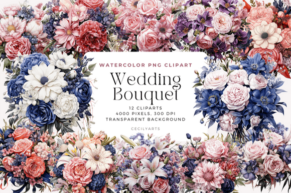 Download Wedding Bouquet Cliparts - Wedding bouquet Collection