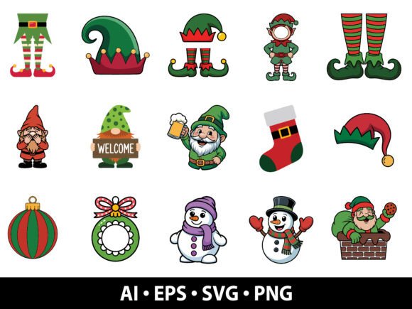 Download Cute Christmas SVG Bundle - Cute Collection