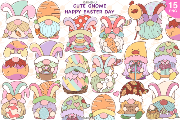 Download Cute Gnome Easter Day Clipart, Png - Cute Collection