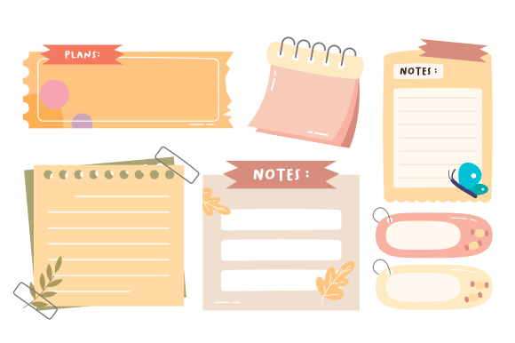 Download Cute Hand-Drawn Bullet Journal Element - Cute Collection
