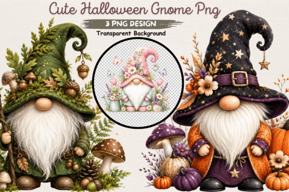 Download Cute Halloween Gnome Png,adorable Gnome - Cute Collection