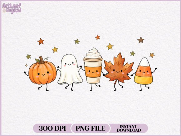 Download Cute Fall Autumn Halloween PNG - Cute Collection