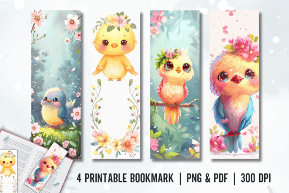 Download Cute Baby Bird Printable Bookmark - Cute Collection