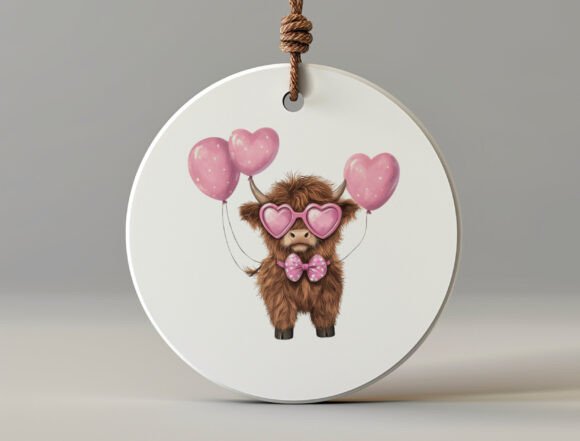 Download Valentine Cow Png, Cute Highland Cow Png - Cute Collection