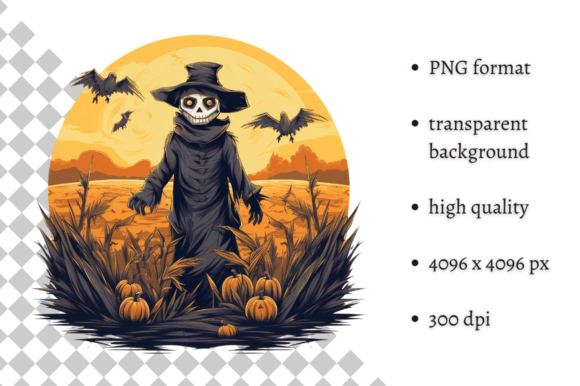 Download Cute Halloween Scarecrow PNG Clipart - Cute Collection