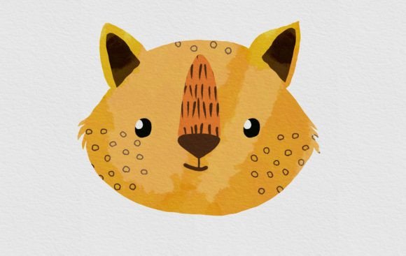 Download Cute Woodland Watercolor Animal - Cute Collection