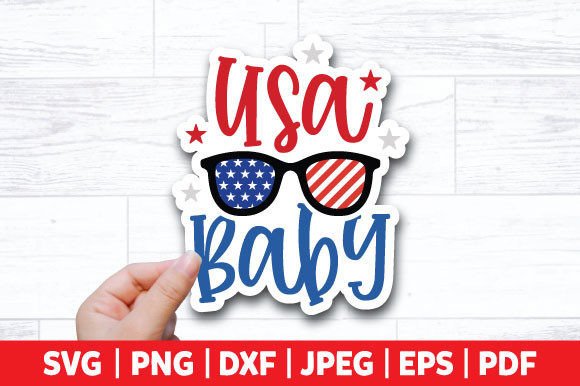 Download USA Baby Stickers SVG - Baby stickers Collection
