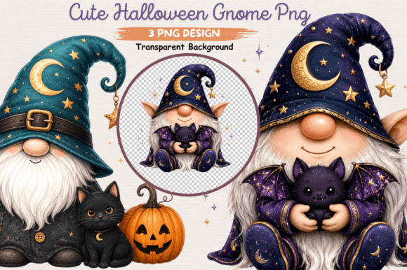 Download Cute Halloween Gnome Png,adorable Gnome - Cute Collection